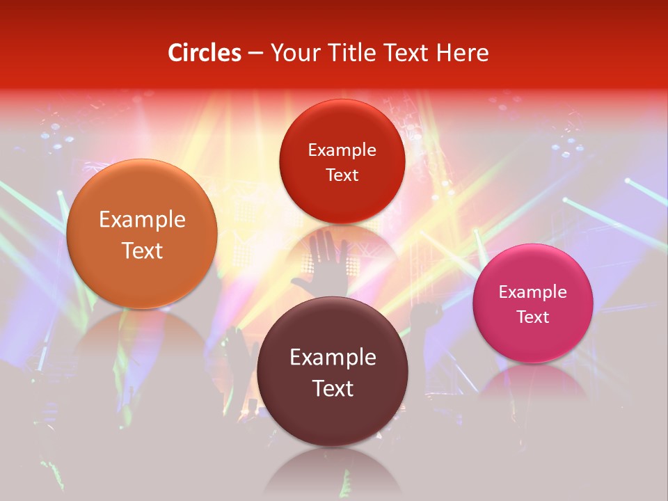 Partying Colorful Band PowerPoint Template