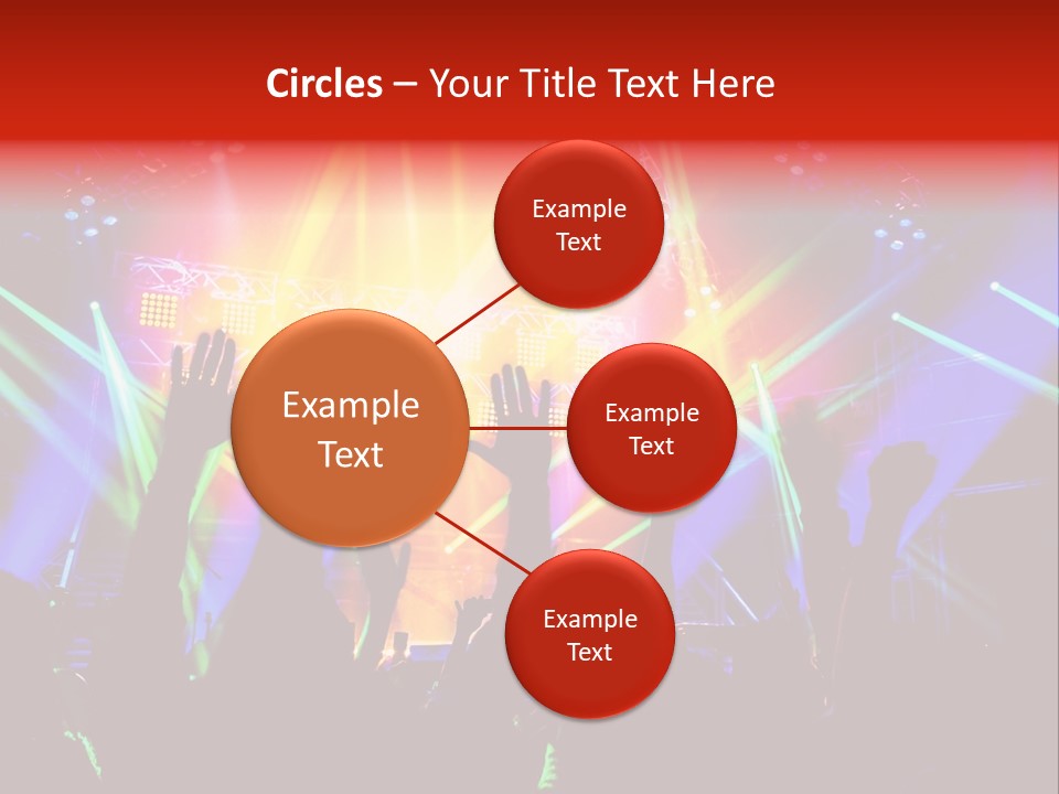 Partying Colorful Band PowerPoint Template