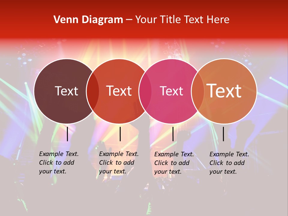 Partying Colorful Band PowerPoint Template