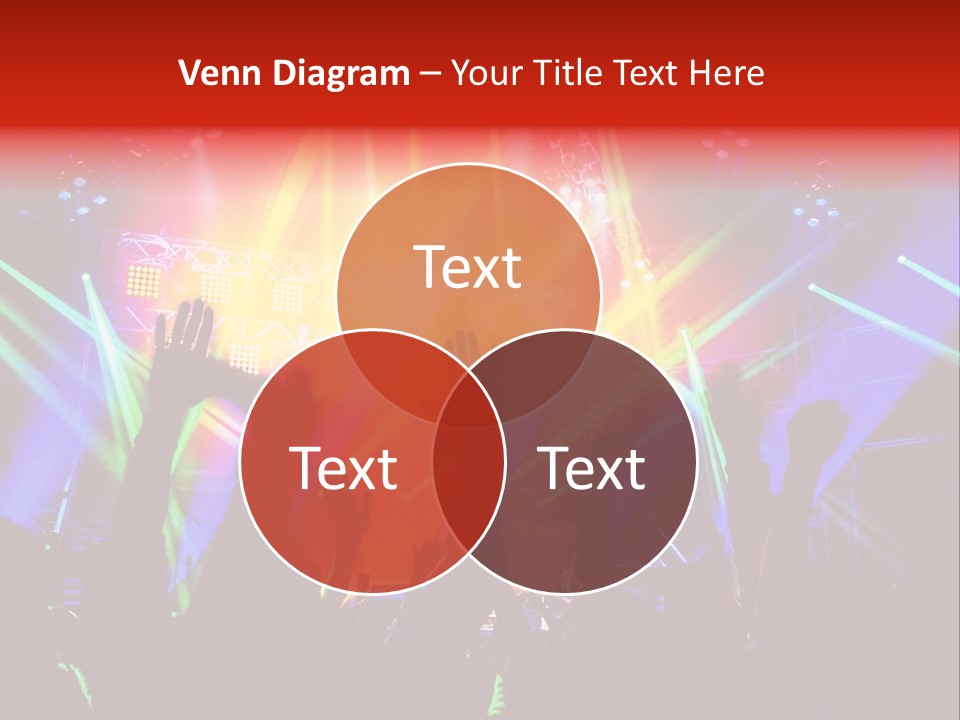 Partying Colorful Band PowerPoint Template