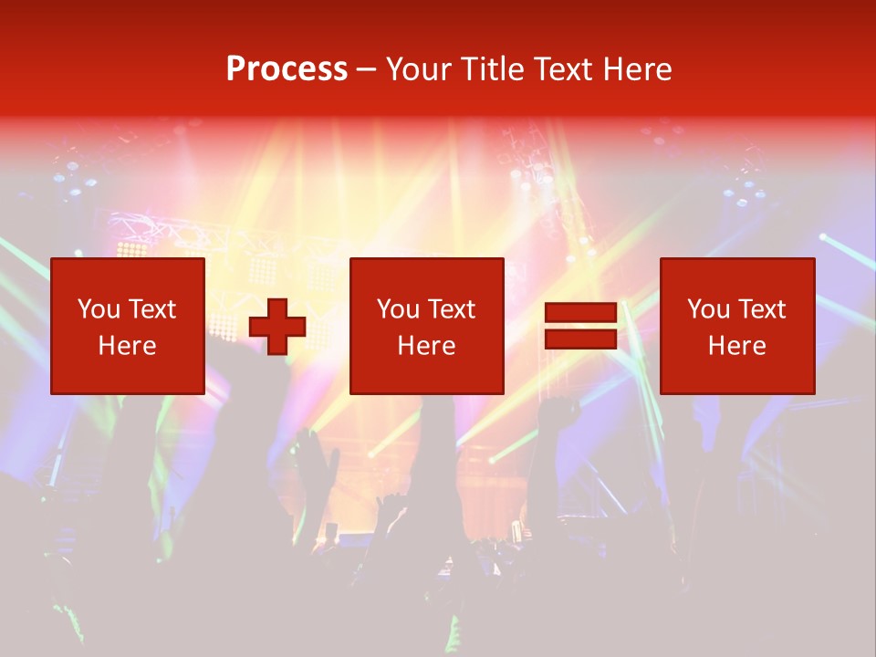 Partying Colorful Band PowerPoint Template