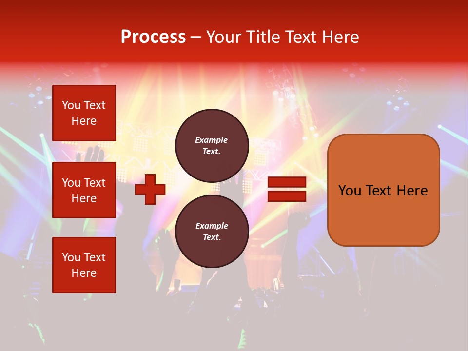 Partying Colorful Band PowerPoint Template