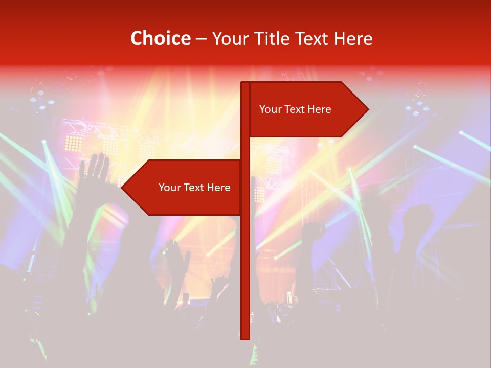 Partying Colorful Band PowerPoint Template