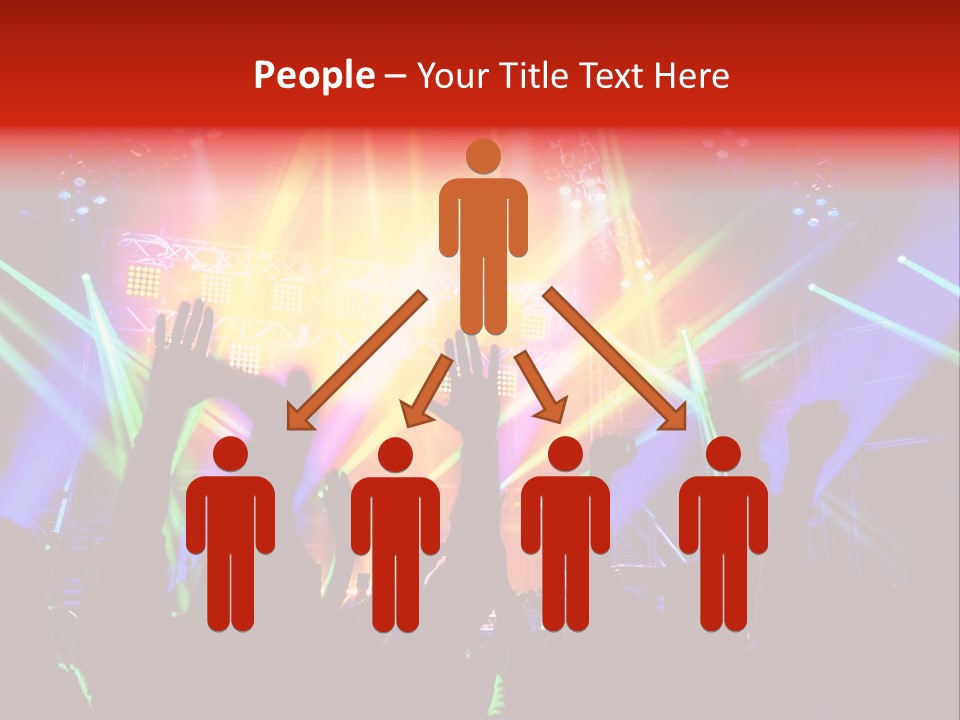 Partying Colorful Band PowerPoint Template