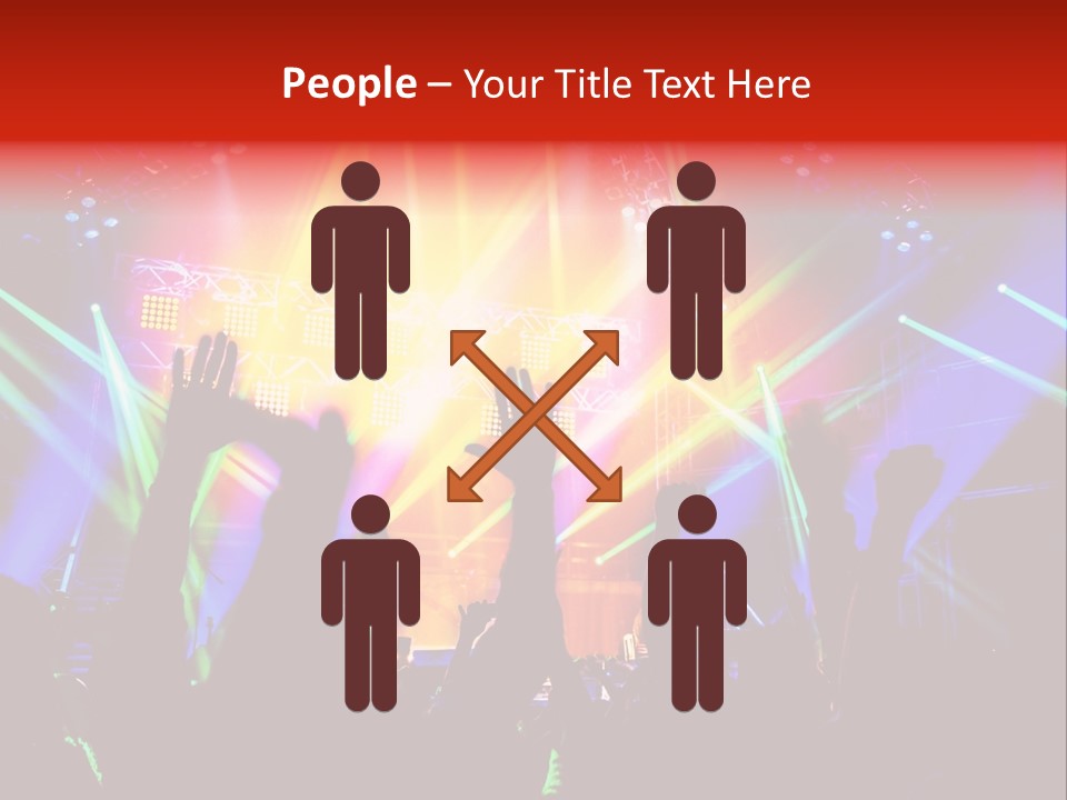 Partying Colorful Band PowerPoint Template
