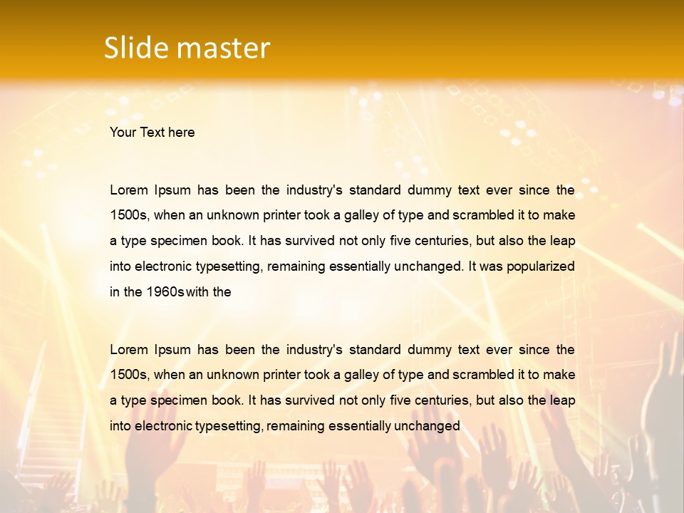 Dance Sound Club PowerPoint Template