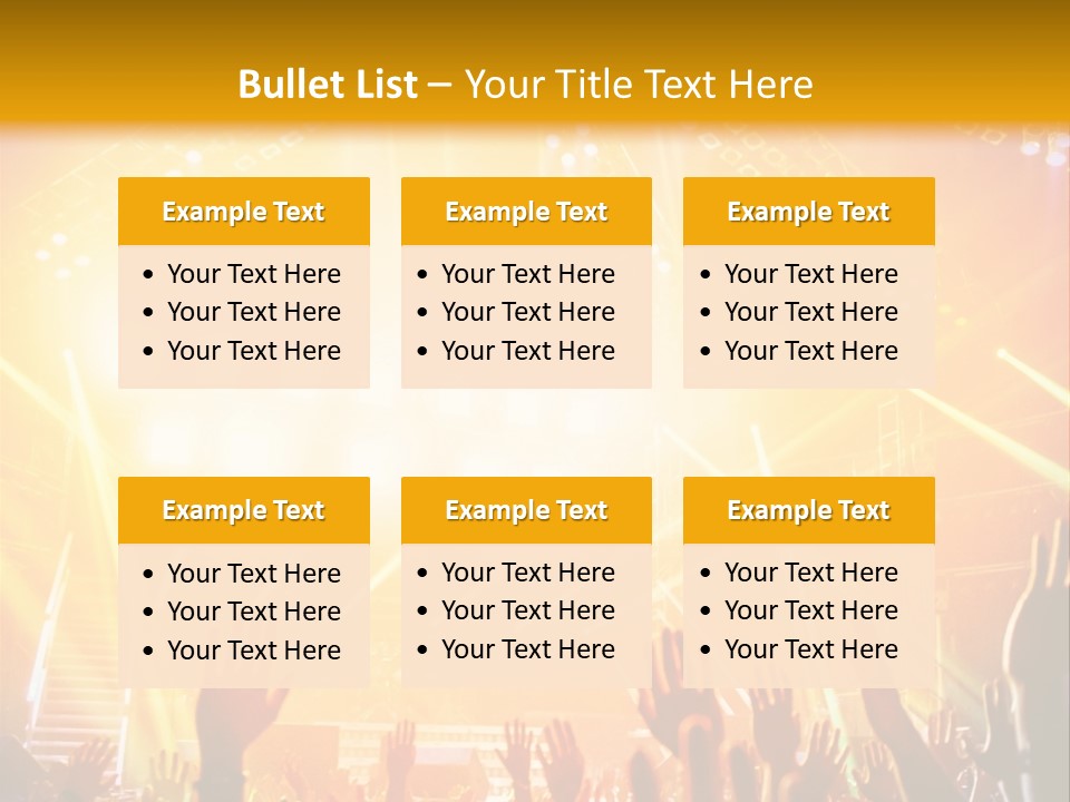Dance Sound Club PowerPoint Template