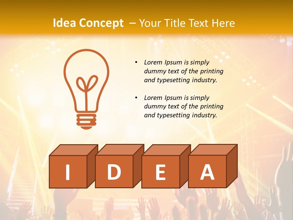 Dance Sound Club PowerPoint Template