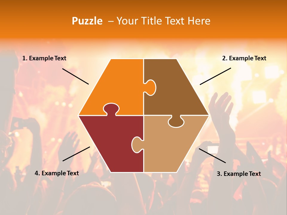 Many Nightclub Red PowerPoint Template