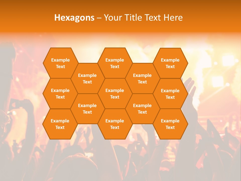 Many Nightclub Red PowerPoint Template