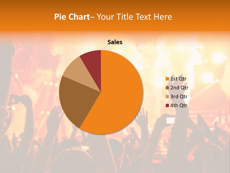 Many Nightclub Red PowerPoint Template