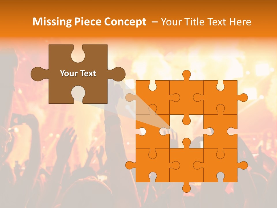 Many Nightclub Red PowerPoint Template