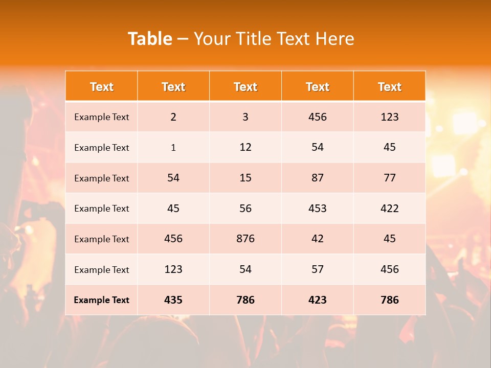 Many Nightclub Red PowerPoint Template