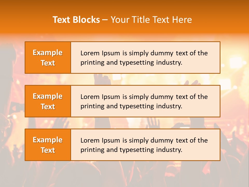 Many Nightclub Red PowerPoint Template