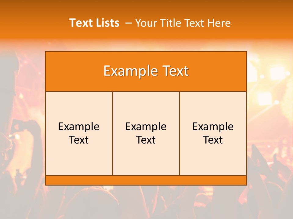 Many Nightclub Red PowerPoint Template