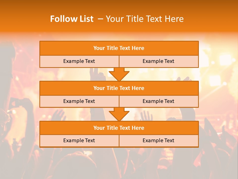 Many Nightclub Red PowerPoint Template