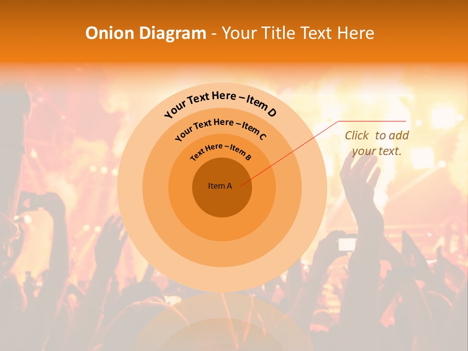 Many Nightclub Red PowerPoint Template