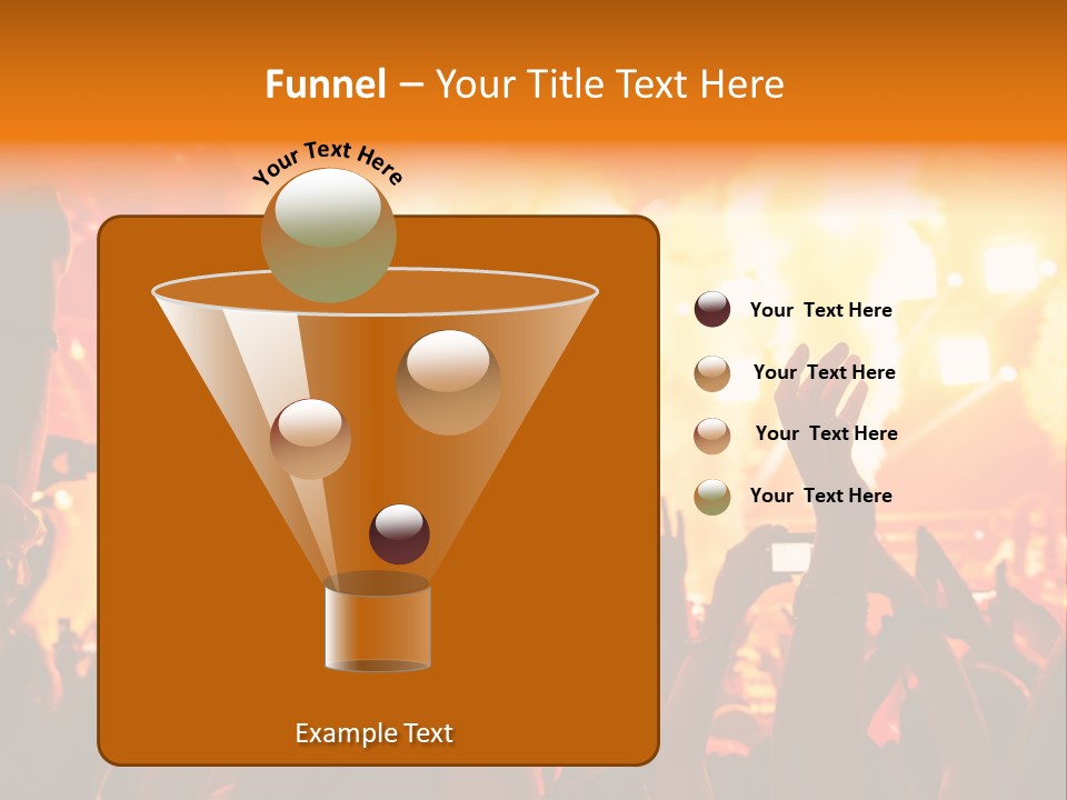 Many Nightclub Red PowerPoint Template