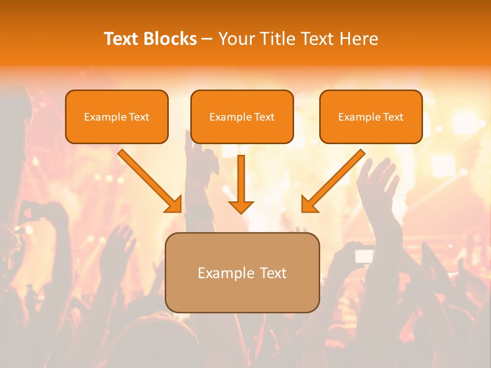 Many Nightclub Red PowerPoint Template