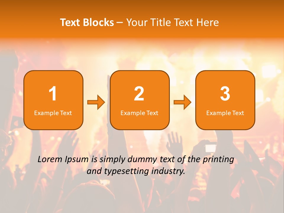 Many Nightclub Red PowerPoint Template