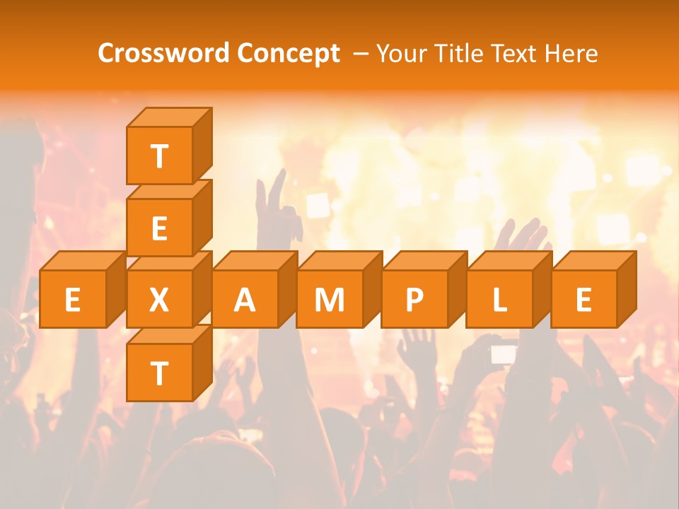 Many Nightclub Red PowerPoint Template