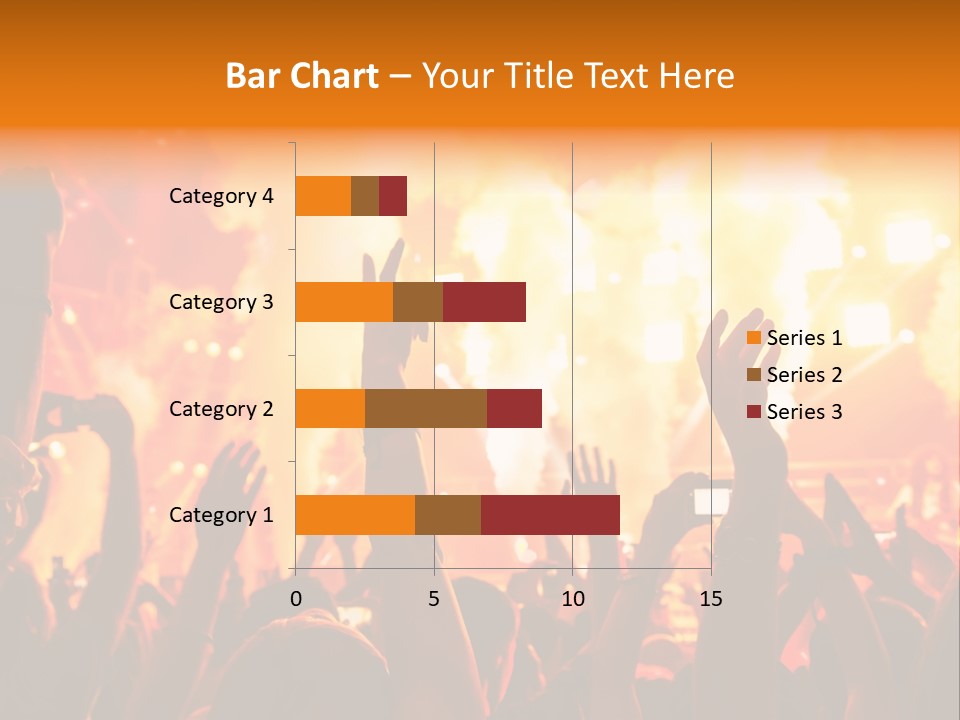 Many Nightclub Red PowerPoint Template