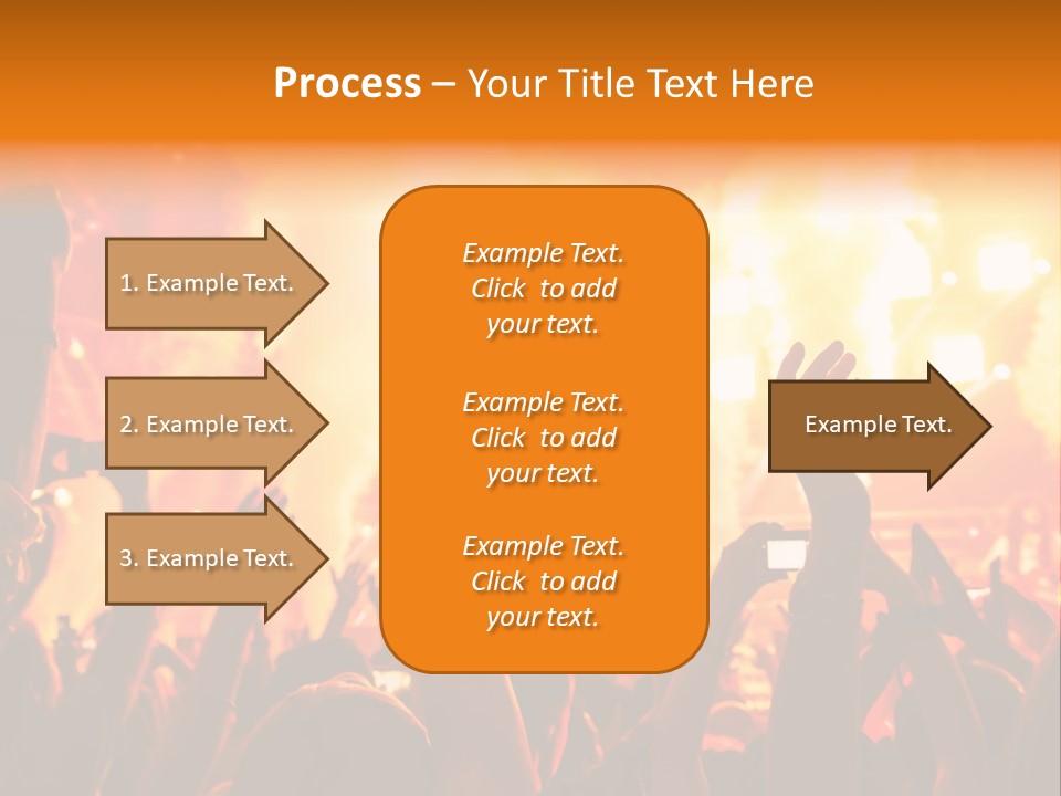 Many Nightclub Red PowerPoint Template