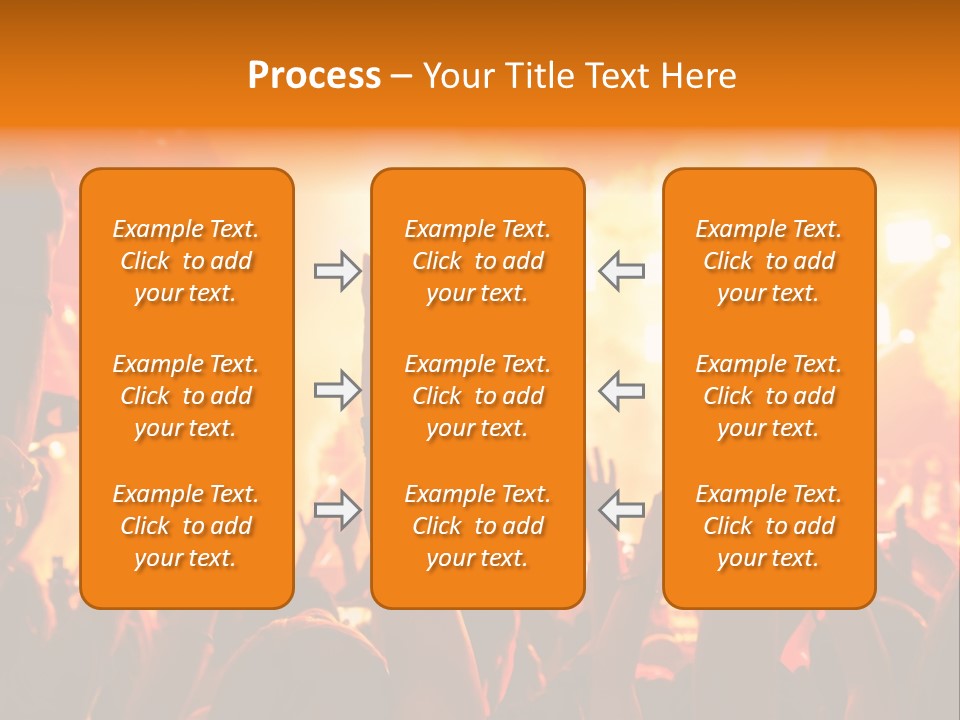Many Nightclub Red PowerPoint Template
