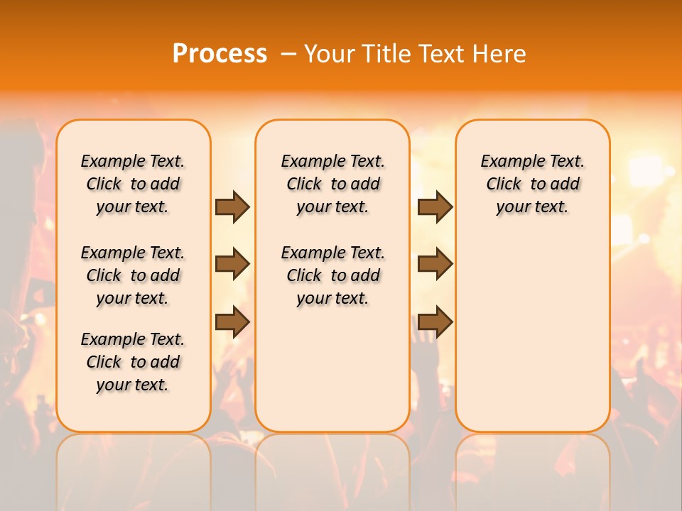 Many Nightclub Red PowerPoint Template