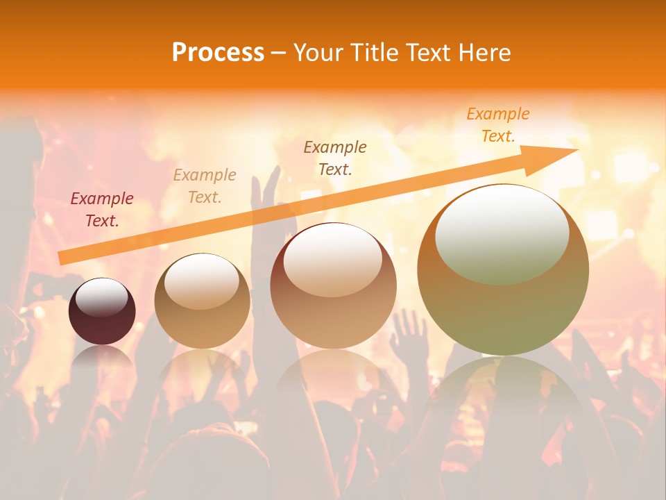 Many Nightclub Red PowerPoint Template