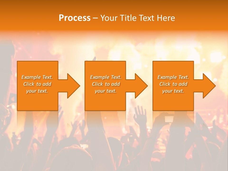 Many Nightclub Red PowerPoint Template