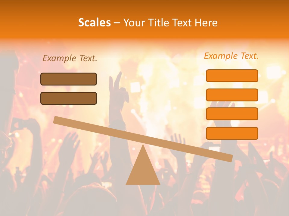 Many Nightclub Red PowerPoint Template