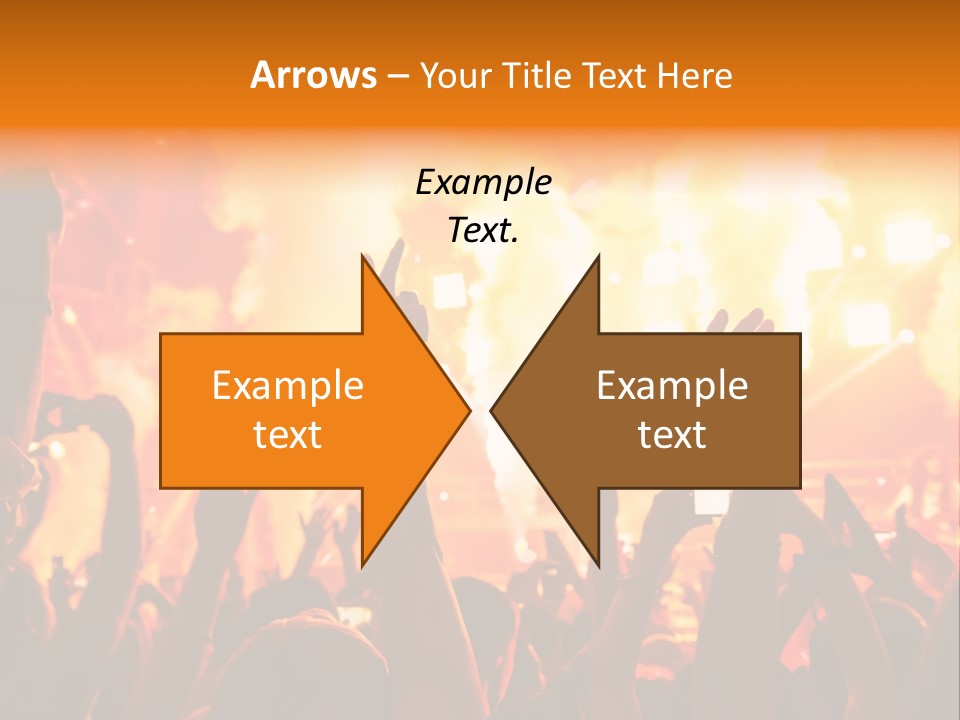 Many Nightclub Red PowerPoint Template