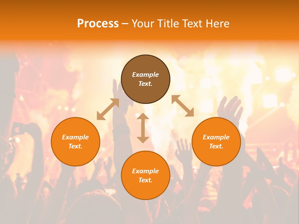 Many Nightclub Red PowerPoint Template