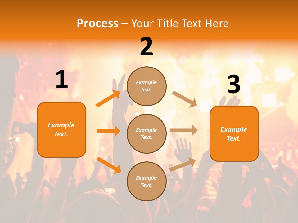 Many Nightclub Red PowerPoint Template