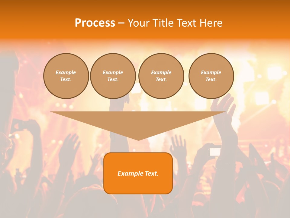 Many Nightclub Red PowerPoint Template