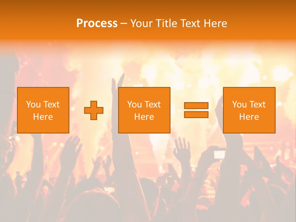 Many Nightclub Red PowerPoint Template