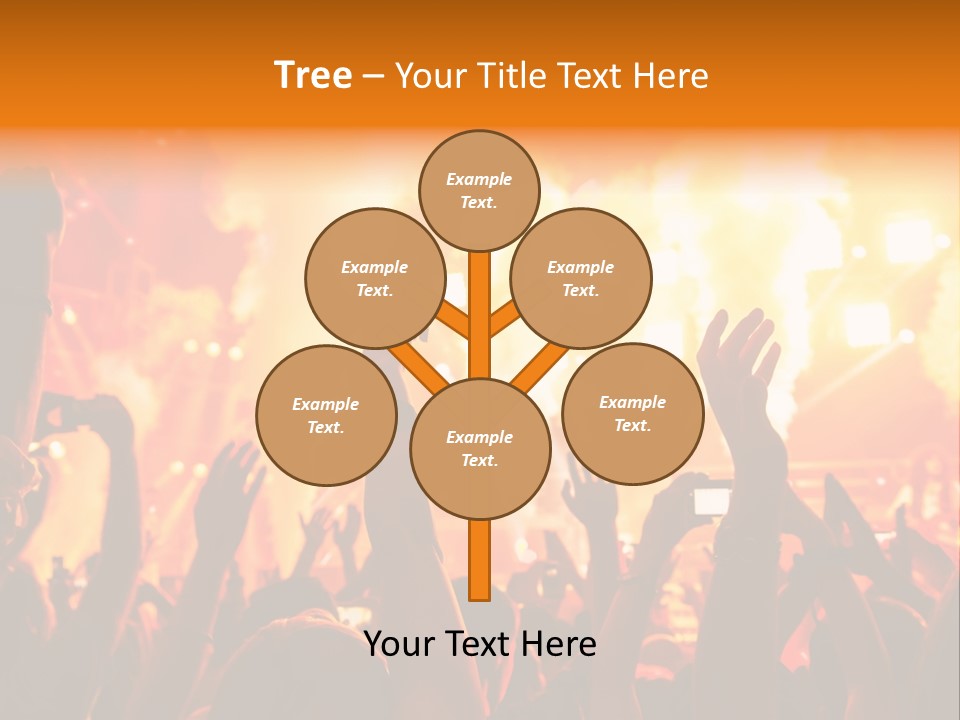 Many Nightclub Red PowerPoint Template