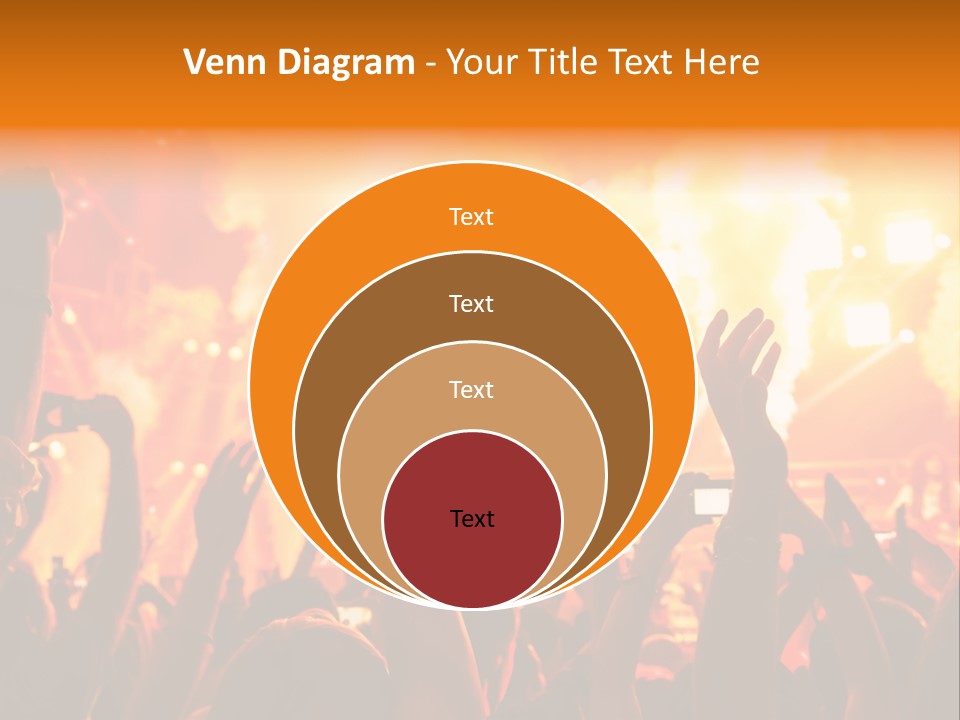 Many Nightclub Red PowerPoint Template