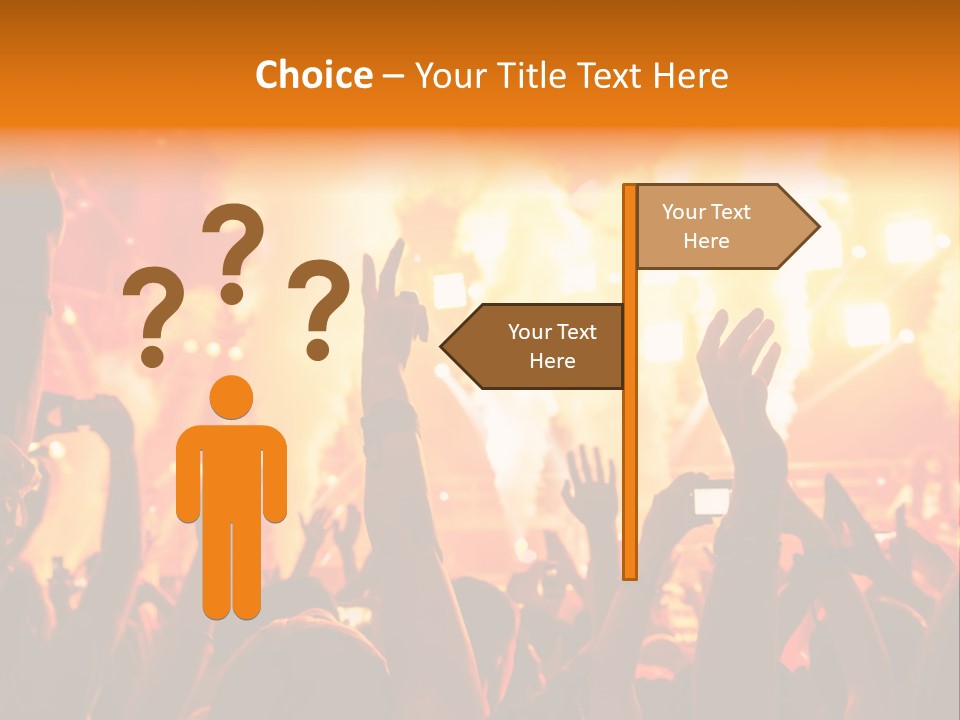 Many Nightclub Red PowerPoint Template