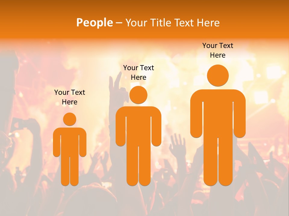 Many Nightclub Red PowerPoint Template