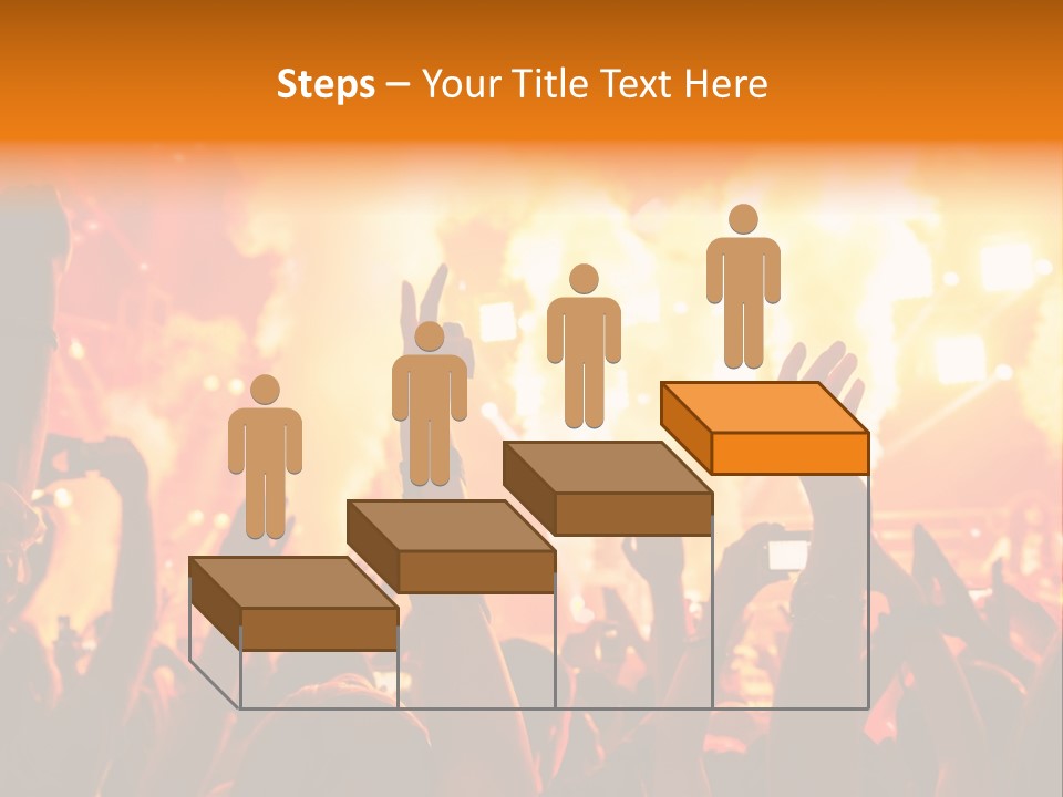 Many Nightclub Red PowerPoint Template