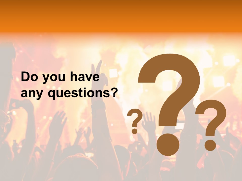 Many Nightclub Red PowerPoint Template