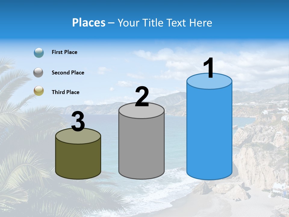 Summer Holiday Water PowerPoint Template