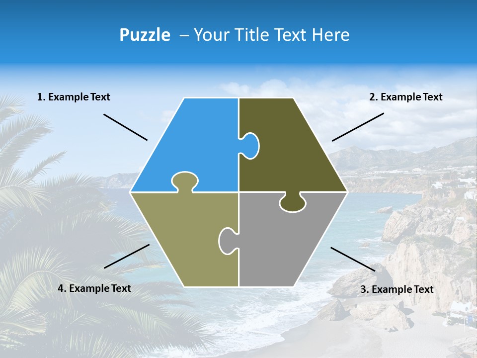 Summer Holiday Water PowerPoint Template