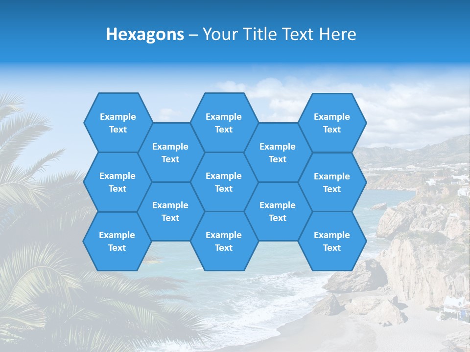 Summer Holiday Water PowerPoint Template