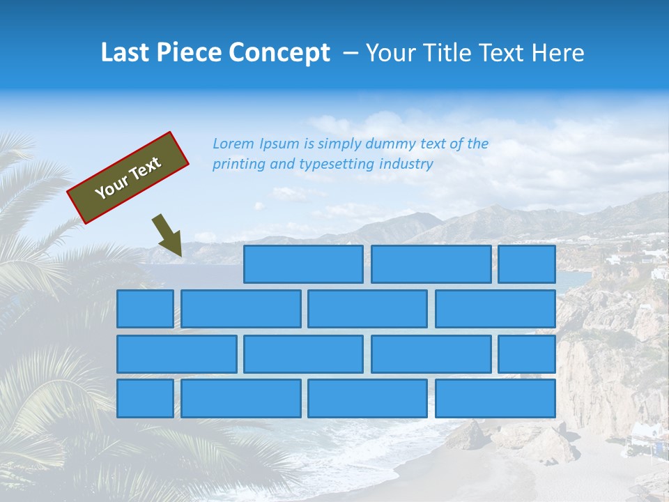 Summer Holiday Water PowerPoint Template