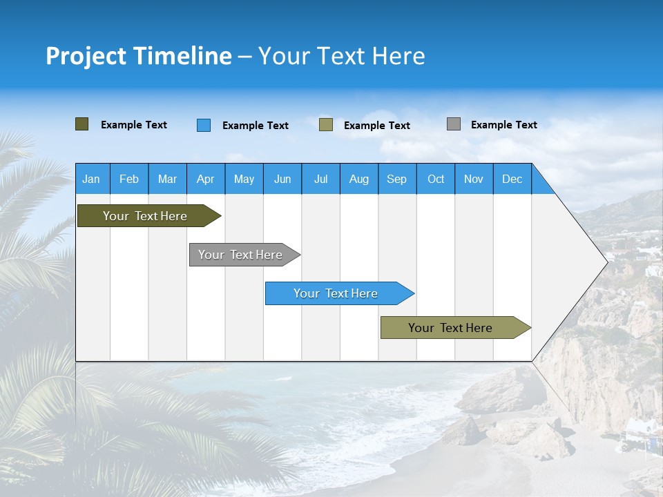 Summer Holiday Water PowerPoint Template