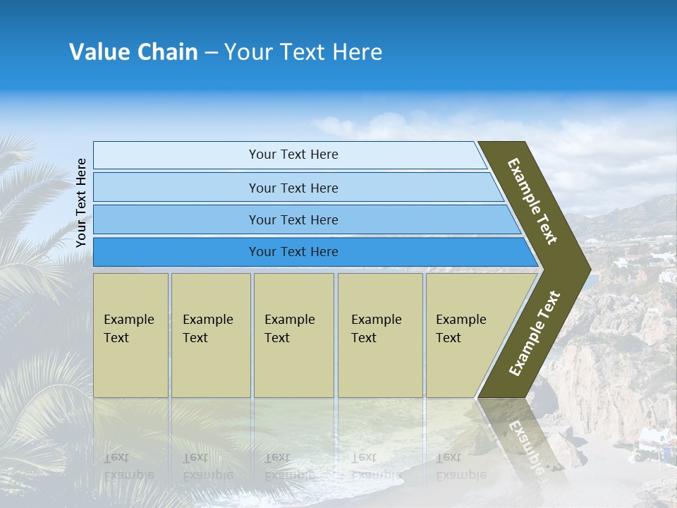 Summer Holiday Water PowerPoint Template