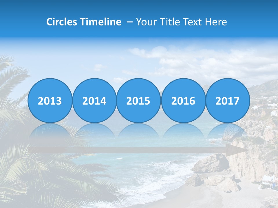 Summer Holiday Water PowerPoint Template